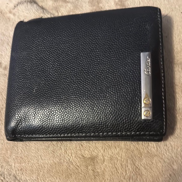 Cartier Black billfold wallet